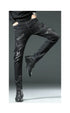 Slim Fit Korean Streetwear Graphical Printed Luxury Hip-Hop Stretch Denim Jeans for Men - Perfect Medium Wash Jeans Outfit